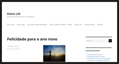 Desktop Screenshot of elainelilli.com.br