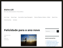 Tablet Screenshot of elainelilli.com.br
